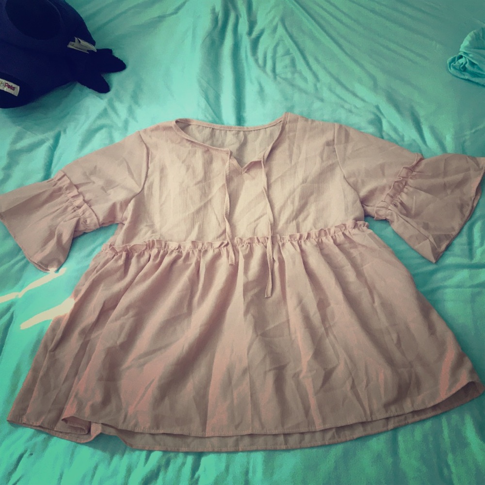 Pink blouse